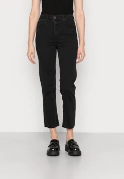 Pieces 5 Pieces Straight Leg Jeans - Black
