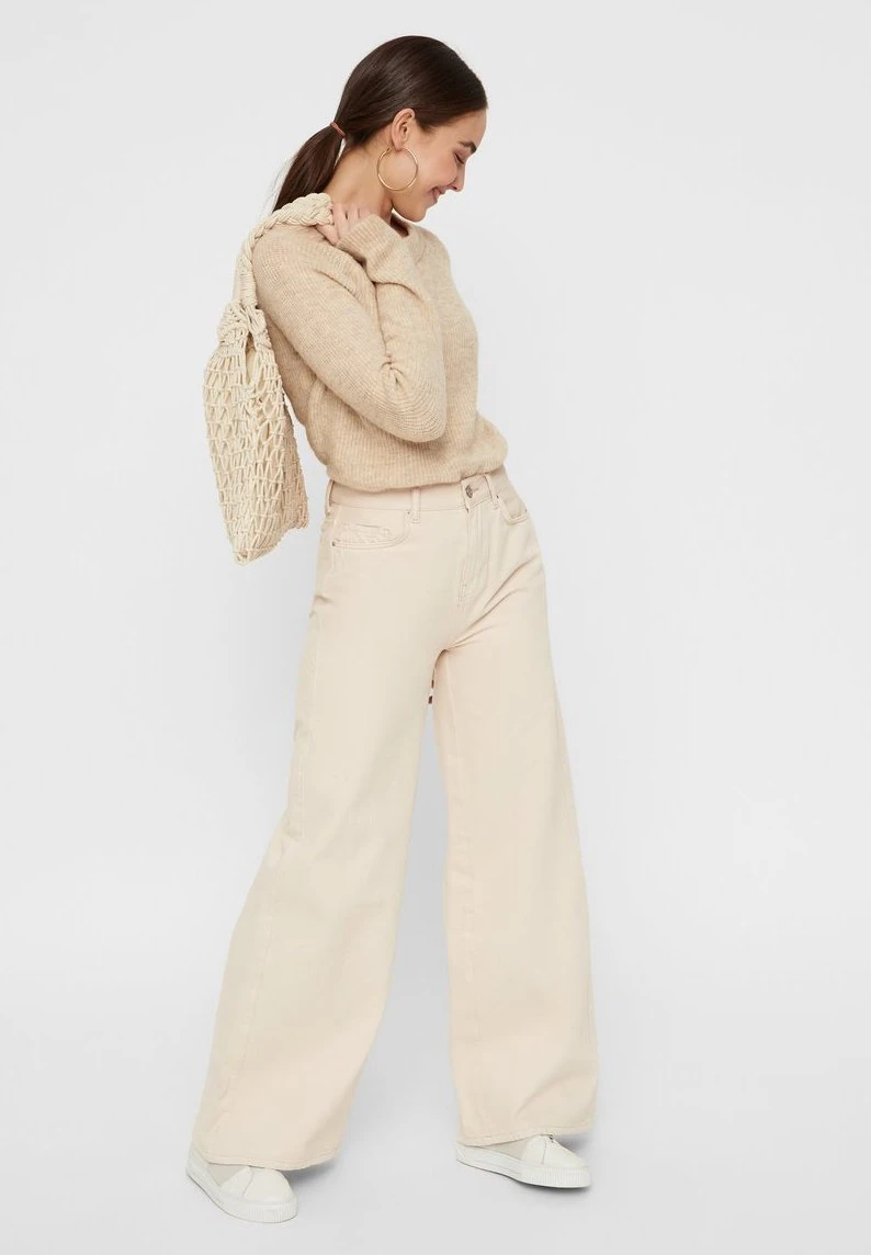 Pieces Pcellen O Neck- Trui - White Pepper 4 Pieces Pcellen O Neck- Trui - White Pepper - Afbeelding 2