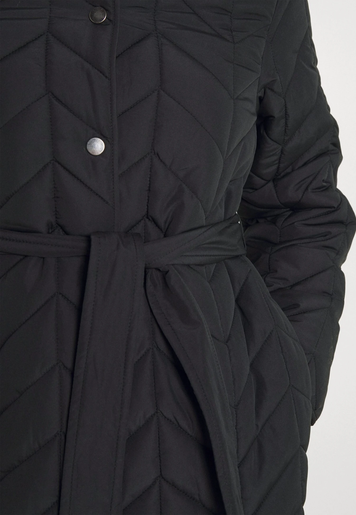 Pieces Pcfawn Long Quilted- Winterjas - Black 8 Pieces Pcfawn Long Quilted- Winterjas - Black - Afbeelding 6