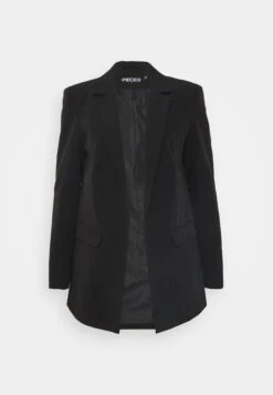 Pieces Pcbossy Ls Noos - Halflange Jas - Black -Pieces 89fa9e9c8cd84ccfac75468624a5f949