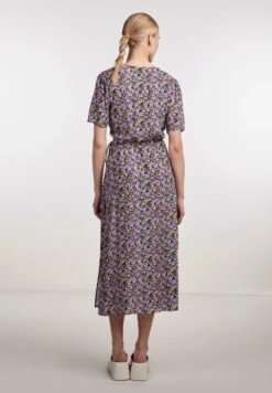 Pieces Pcline Ss Wrap Midi Kac Pwp - Jurk - Black -Pieces 8c403022bd8f4a87ad1ee4d7b6cebf92