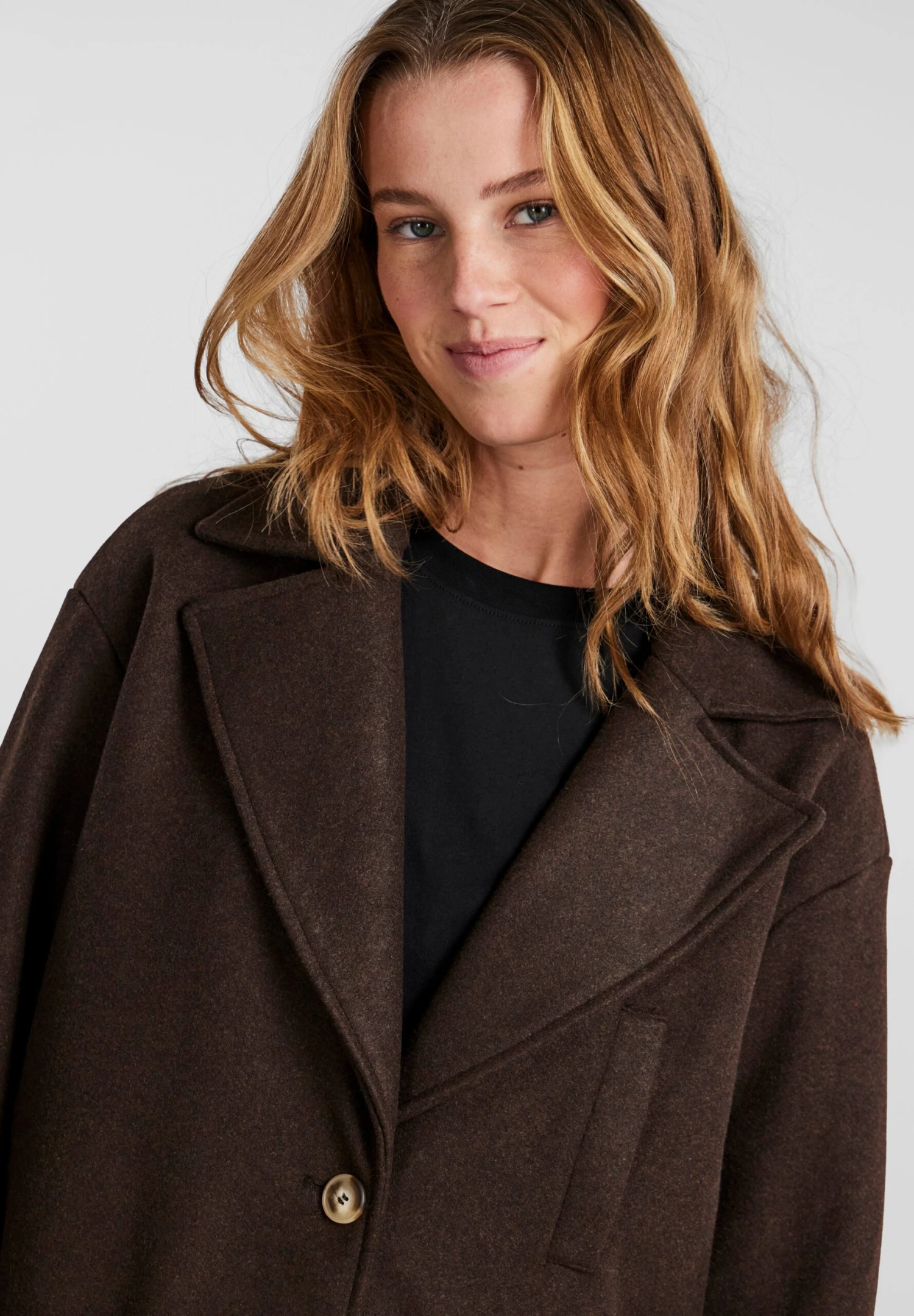 Pieces Pcnili Long - Mantel - Chicory Coffee 6 Pieces Pcnili Long - Mantel - Chicory Coffee - Afbeelding 4