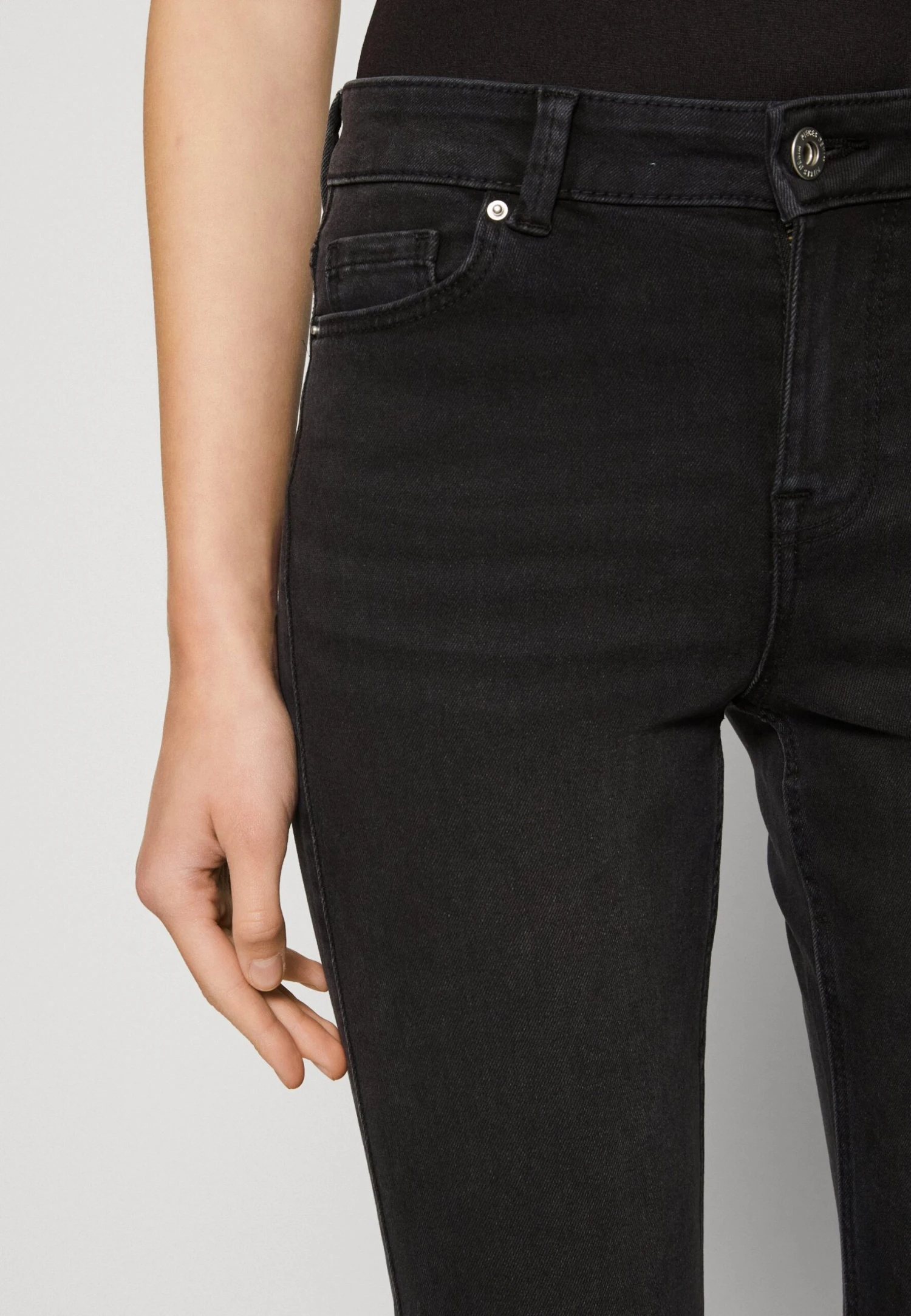 Pieces Pcnunna - Slim Fit Jeans - Dark Grey Denim 8 Pieces Pcnunna - Slim Fit Jeans - Dark Grey Denim - Afbeelding 6