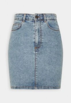 Pieces Pcpeggy Skirt- Kokerrok - Light Blue Denim -Pieces 8e523a51bb1e4ce490cf7117a969c078
