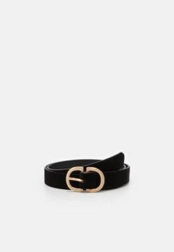 Pieces Pcjuva Jbelt - Riem - Black/Gold-Coloured