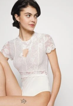 Pieces Pcsicca Open Neck Bodystocking - Body - Whitecap Gray -Pieces 9023c19a53844e9f8d1ace3bc956caef