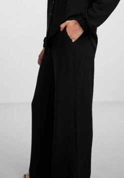 Pieces Mit Weitem Bein - Broek - Black -Pieces 944a72ef29eb407c82996109cfb44db5