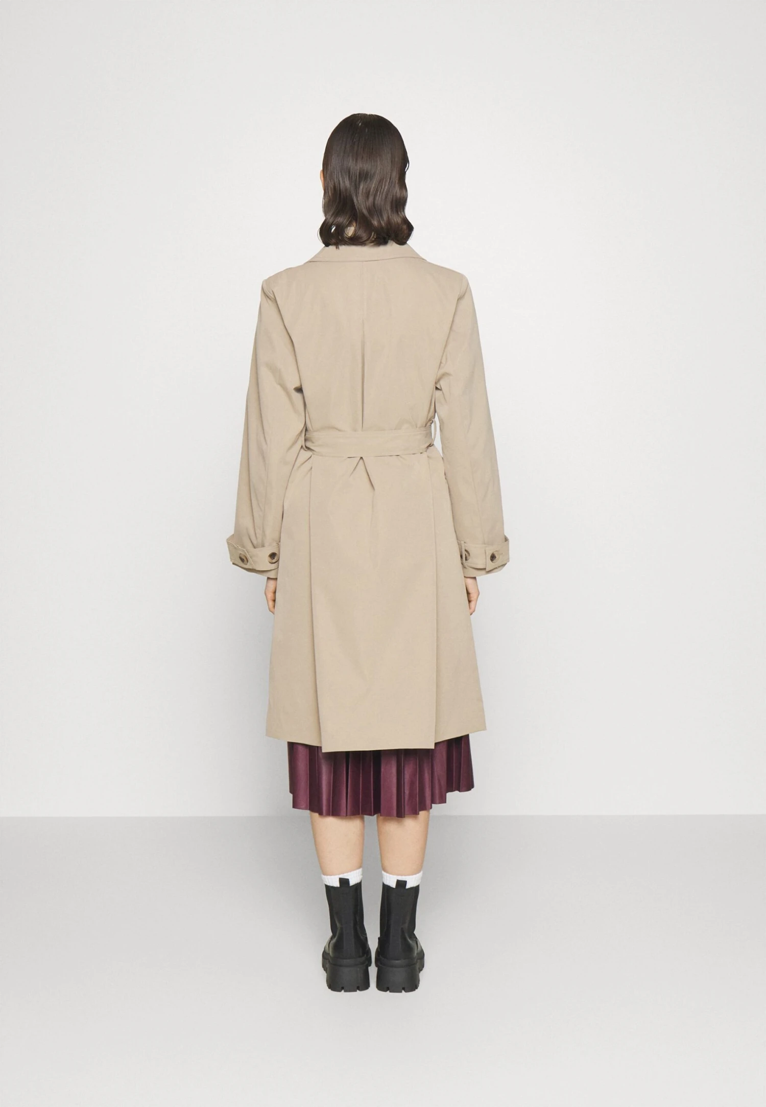 Pieces Petite Pcjikkie Belt - Trenchcoat - Beige 5 Pieces Petite Pcjikkie Belt - Trenchcoat - Beige - Afbeelding 3