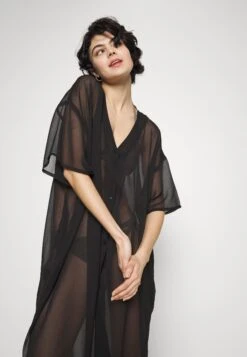 Pieces Pcvertrud Kaftan Box - Strandaccessoire - Black -Pieces 970f339ff24b48a0838f724eb1d63220