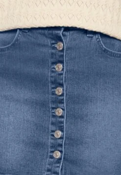 Pieces Pcpeggy Hw Noos Bc - Jeansrok - Medium Blue Denim -Pieces 97a3a1dbe4194aec8519a9c9c3854d86