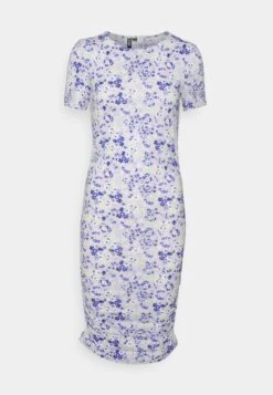 Pieces Petite Pcnala Ruching Dress- Jerseyjurk - Kentucky Blue/Blue Flowers 10 Pieces Petite Pcnala Ruching Dress- Jerseyjurk - Kentucky Blue/Blue Flowers -Pieces 99adc020263e438c92d888d114560182
