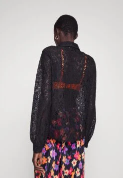 Pcbella- Overhemdblouse - Black -Pieces 9aaf3e60858e4634aae6179f550ed533