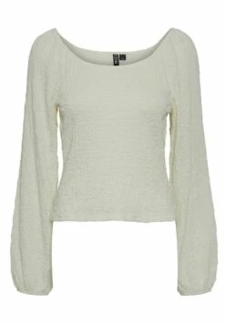 Pieces Mit Langen Ärmeln Pckiera - Longsleeve - Cloud Dancer -Pieces 9cdf5b07b2754f10abfb28241e7f918d