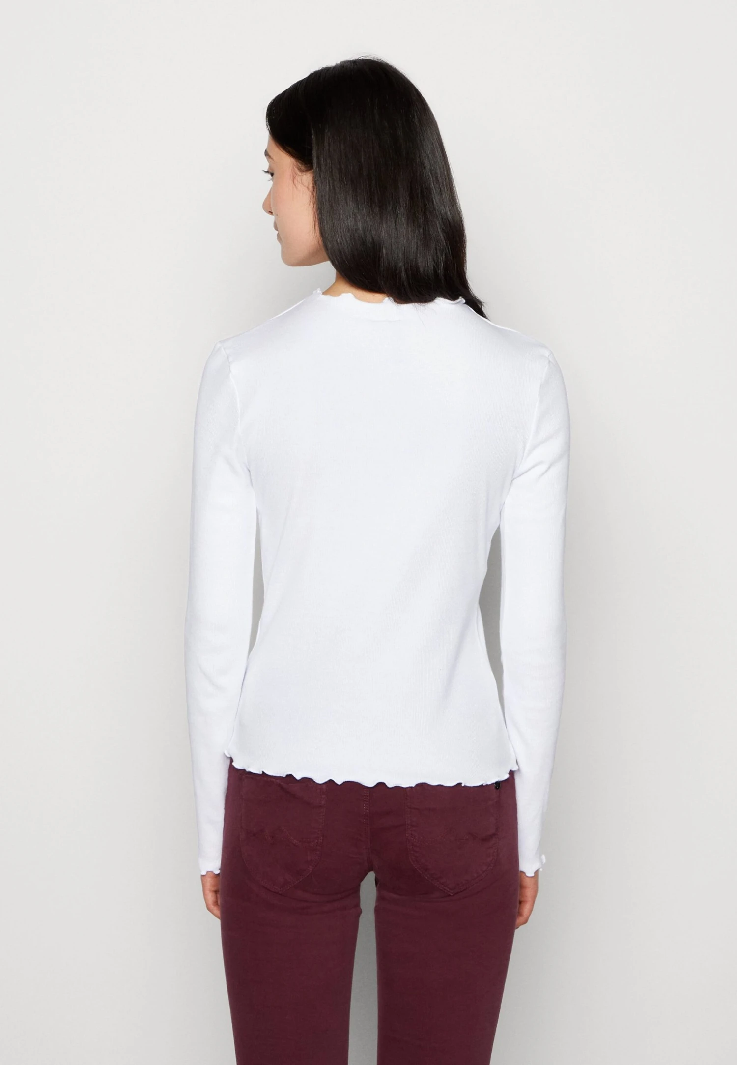 Pieces Pcomilla LsNoos Bc - Longsleeve - Bright White 5 Pieces Pcomilla LsNoos Bc - Longsleeve - Bright White - Afbeelding 3