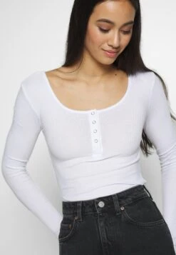 Pieces Pckitte- Longsleeve - Bright White -Pieces 9d25d3537a7b45a6b106a5c888d3e2ff