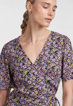 Pieces Pcline Ss Wrap Midi Kac Pwp - Jurk - Black -Pieces 9dadcad7b724471d8ca3fc3655a4d1bc