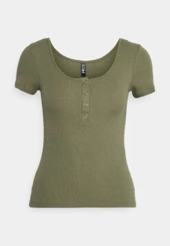 Pieces Petite Pckitte - T-Shirt Basic - Deep Lichen Green -Pieces 9f0ba5cdd76341f0a73861e452f8c787