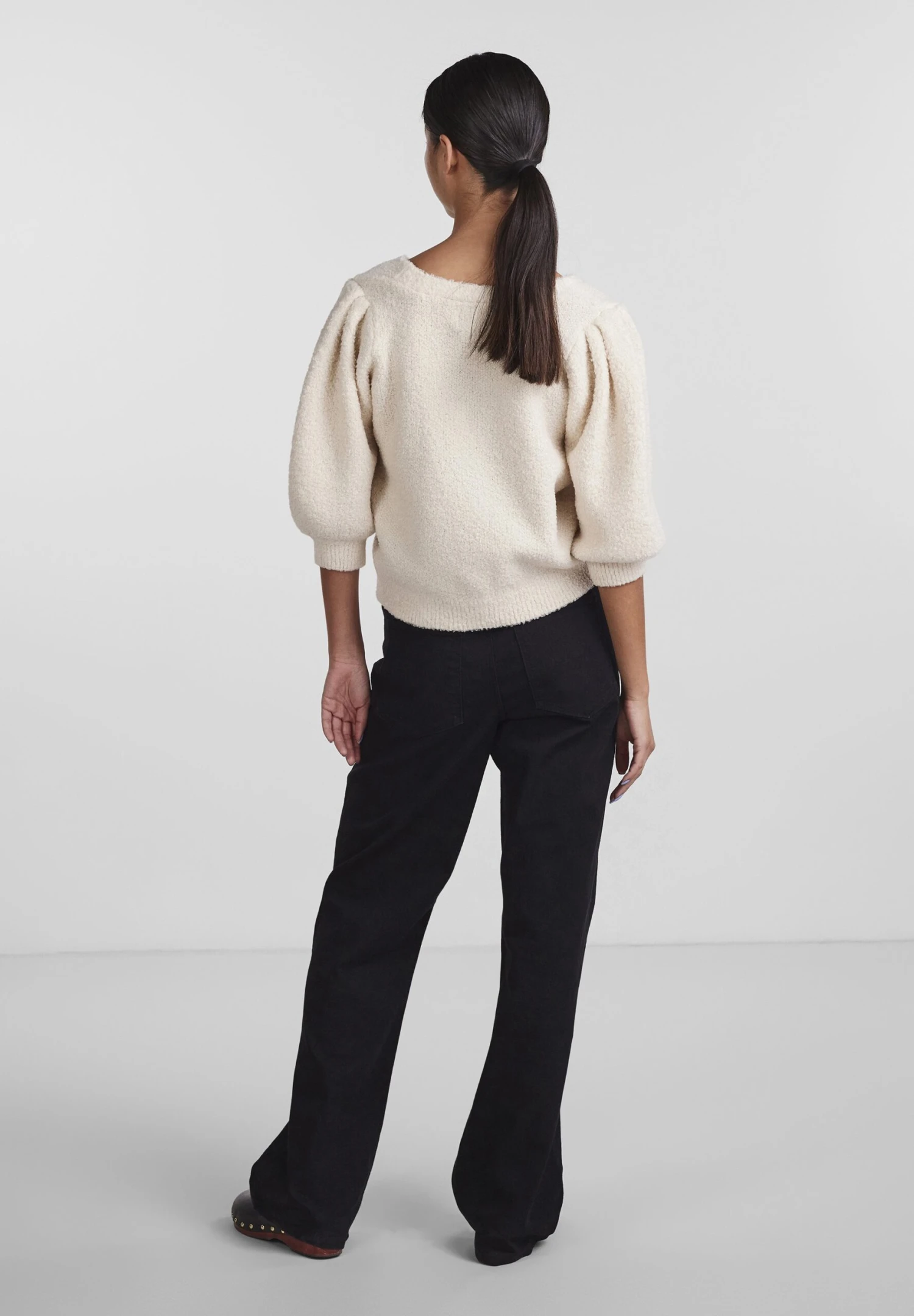 Pieces Pcbisa Sleeve Cardigan - Vest - White Smoke 5 Pieces Pcbisa Sleeve Cardigan - Vest - White Smoke - Afbeelding 3