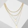 Pieces Pcokia Combi Necklace - Ketting - Gold-Coloured -Pieces a052f2e7161e45849fb5781019b871b9