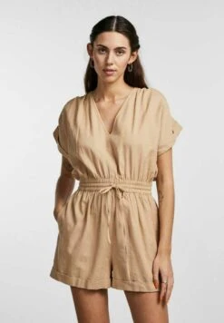 Pieces Pcleena - Jumpsuit - Mottled Dark Brown