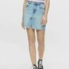 Pieces Kokerrok - Light Blue Denim -Pieces a137a37b0b154d16aacf18462f8c2f92