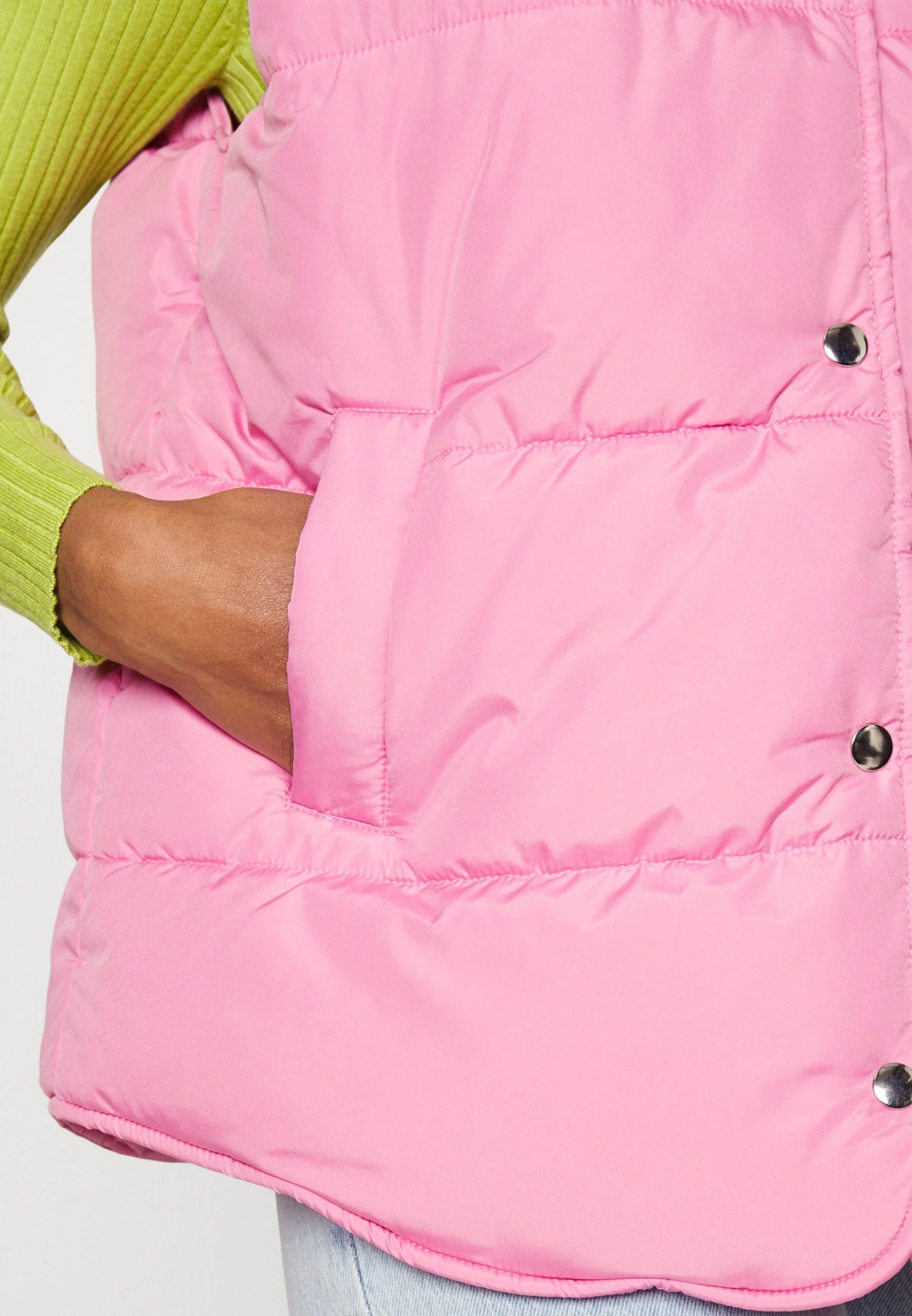 Pieces Petite Pctee Waistcoat - Bodywarmer - Begonia Pink 8 Pieces Petite Pctee Waistcoat - Bodywarmer - Begonia Pink - Afbeelding 6