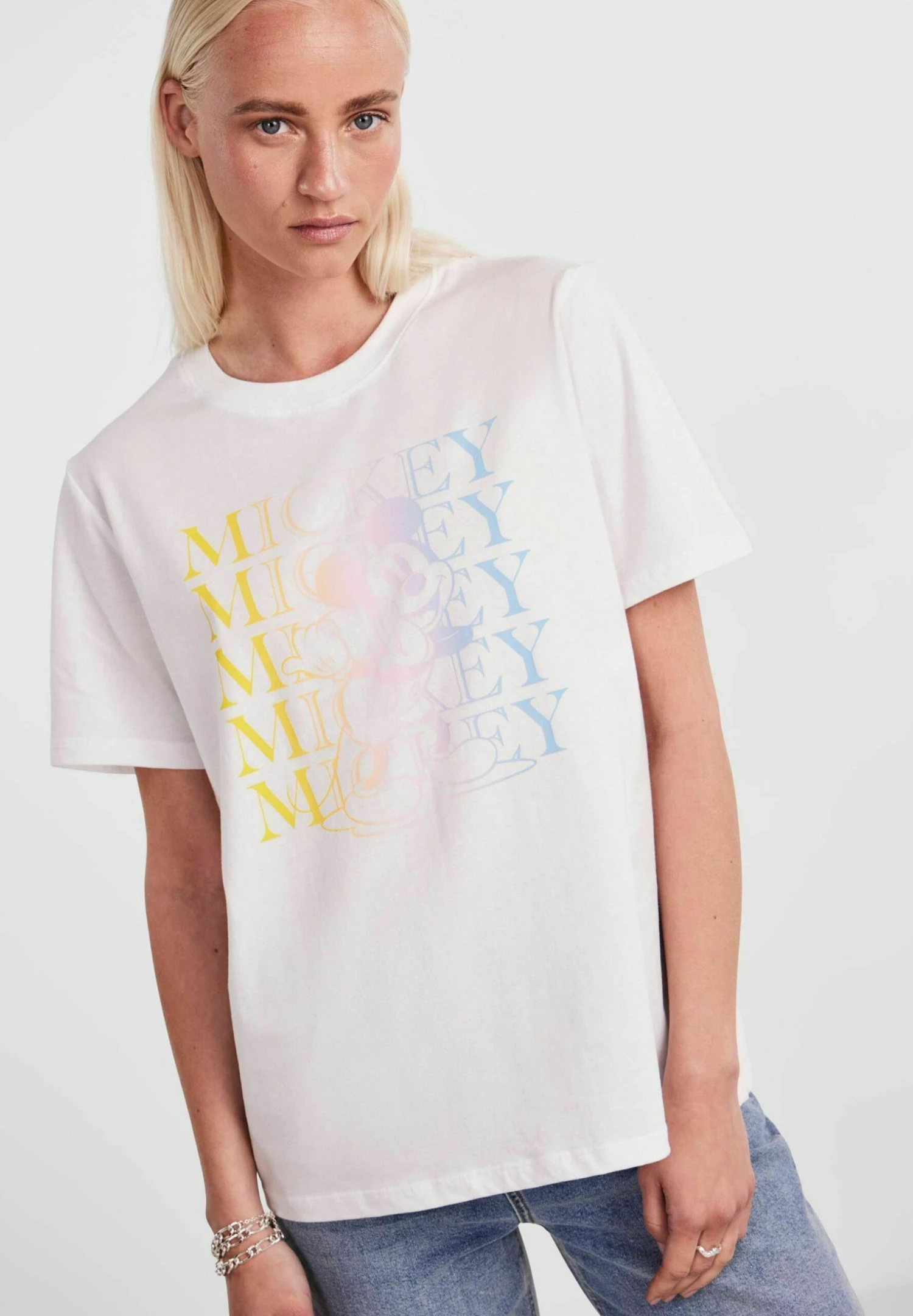 Pieces T-Shirt Print - Bright White 6 Pieces T-Shirt Print - Bright White - Afbeelding 4