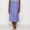 Pcgweno Midi Skirt- Kokerrok - Granada Sky/Flower Vista Blue -Pieces a3b18e960b50439c8249632d9f6e31d2