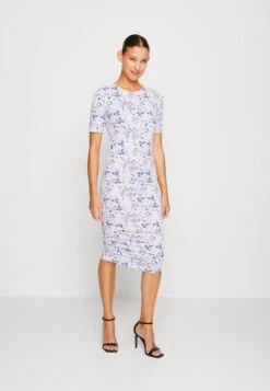 Pieces Pcnala Ruching Dress - Jerseyjurk - Kentucky Blue