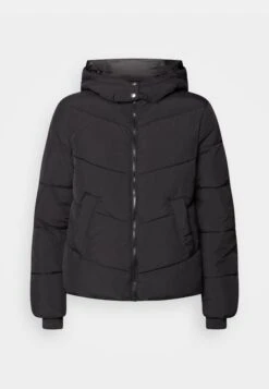 Pieces Pcjamilla Short Puffer Jacket - Winterjas - Black -Pieces a54faa9b3a9f44b7a005069dcc9148c2