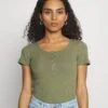 Pieces Petite Pckitte - T-Shirt Basic - Deep Lichen Green 2 Pieces Petite Pckitte - T-Shirt Basic - Deep Lichen Green -Pieces a5e978b7c4494696ab7ede9affbe7d0c