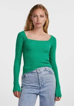 Pieces Mit Langen Ärmeln Pckalu - Trui - Mint