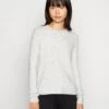 Pieces Pcjulianals- Trui - Light Grey -Pieces ab5f6ae15c534e81ac2222911b150848