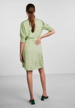 Pieces Pctala Wrap Dress - Jurk - Quiet Green -Pieces ae62a5fcd73b4ec2b0c77057fd6b2a8a