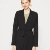 Pieces Pcsonja Tie Blazer - Halflange Jas - Black -Pieces aeb64cc5c897488289513977a5a052d1
