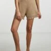 Pieces Pclenice - Shorts - Beige Mottled Beige -Pieces af0c882fe04a43fe939408ae70d406ff