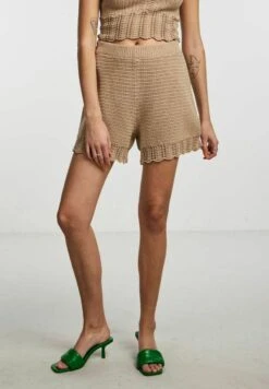 Pieces Pclenice - Shorts - Beige Mottled Beige