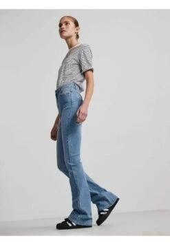 Pieces Flared- Flared Jeans - Light Blue Denim -Pieces b35d76a2a9b24d218605217726bd9482
