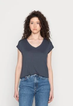 Pieces Pcbillo Solid Noos Bc - T-Shirt Basic - Ombre Blue