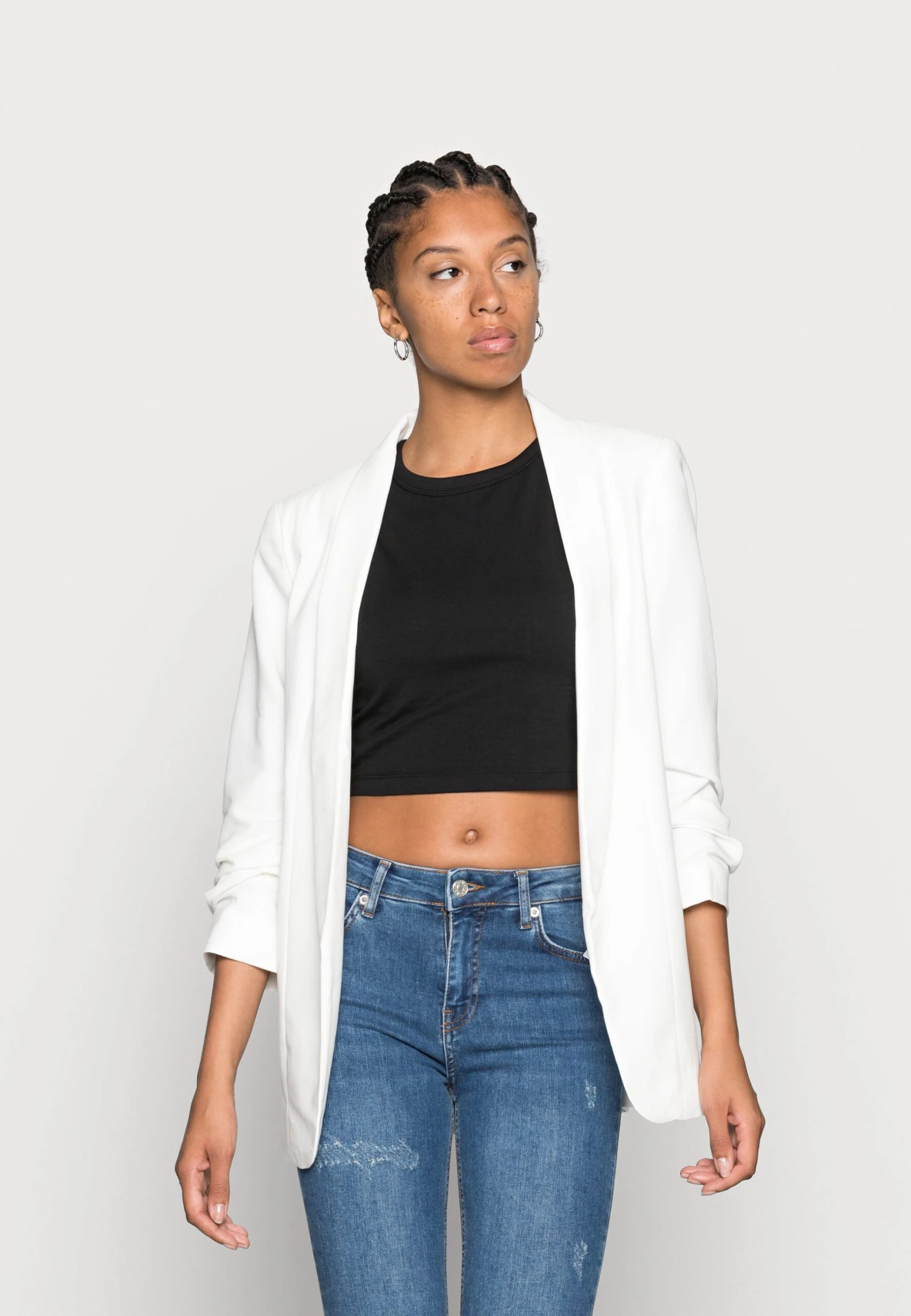 Pieces Pcbosella 3/4 - Blazer - Cloud Dancer 3 Pieces Pcbosella 3/4 - Blazer - Cloud Dancer