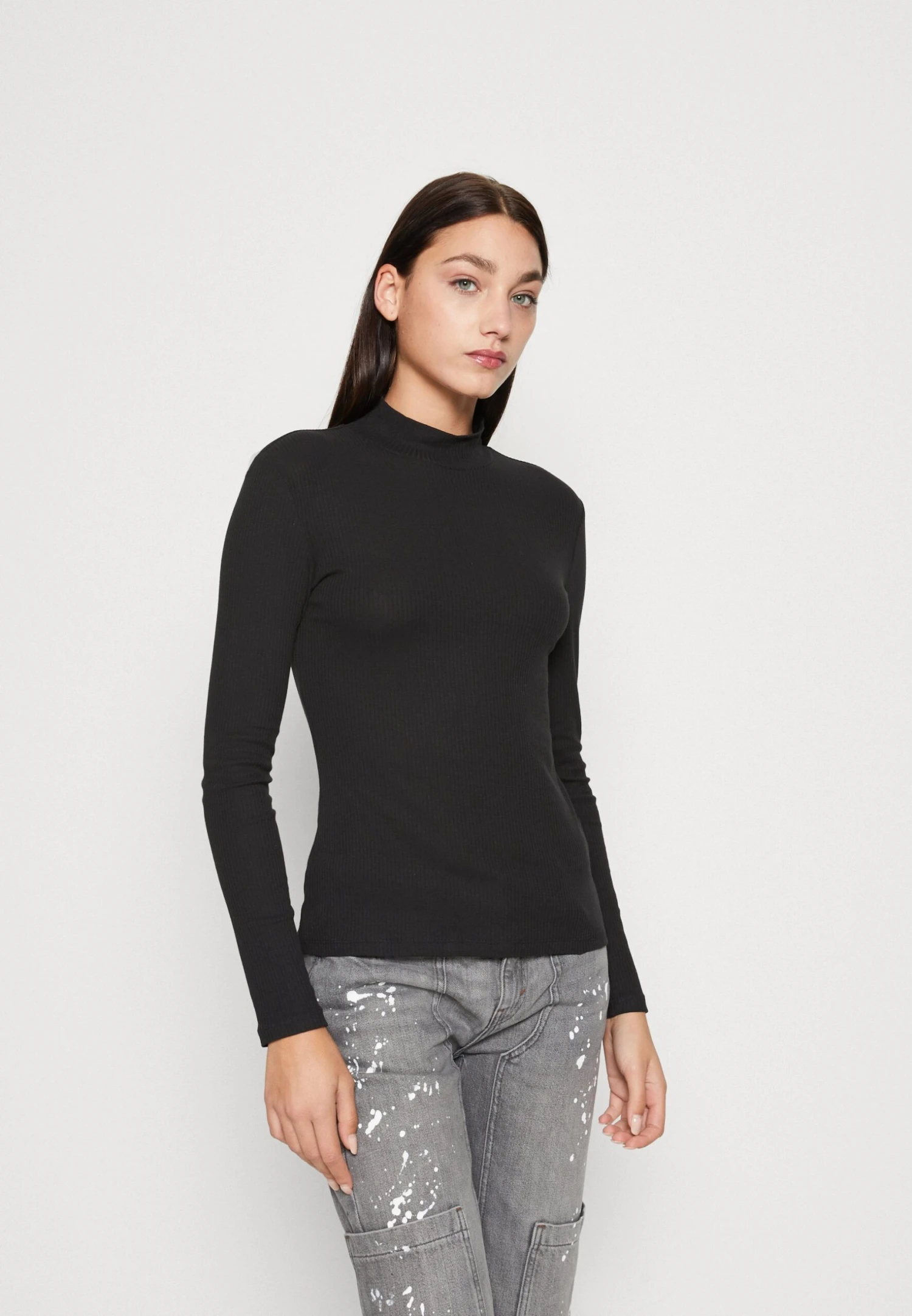 Pieces Pcruka T-Neck - Longsleeve - Black 3 Pieces Pcruka T-Neck - Longsleeve - Black