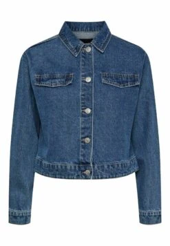 Pieces Pctessie - Spijkerjas - Medium Blue Denim -Pieces c0ad72075013488d9bd18cc62bda9ed6