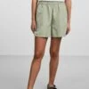 Pieces Højtaljede - Shorts - Desert Sage -Pieces c28ef0a263204bcf997f6291ee61f889