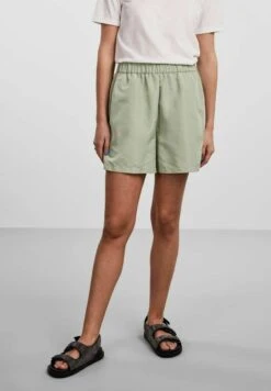 Pieces Højtaljede - Shorts - Desert Sage