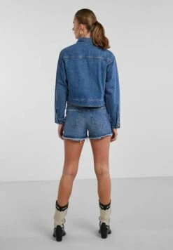 Pieces Pctessie - Spijkerjas - Medium Blue Denim -Pieces c3bff1e822a04fa0b4e25f2d147403b2