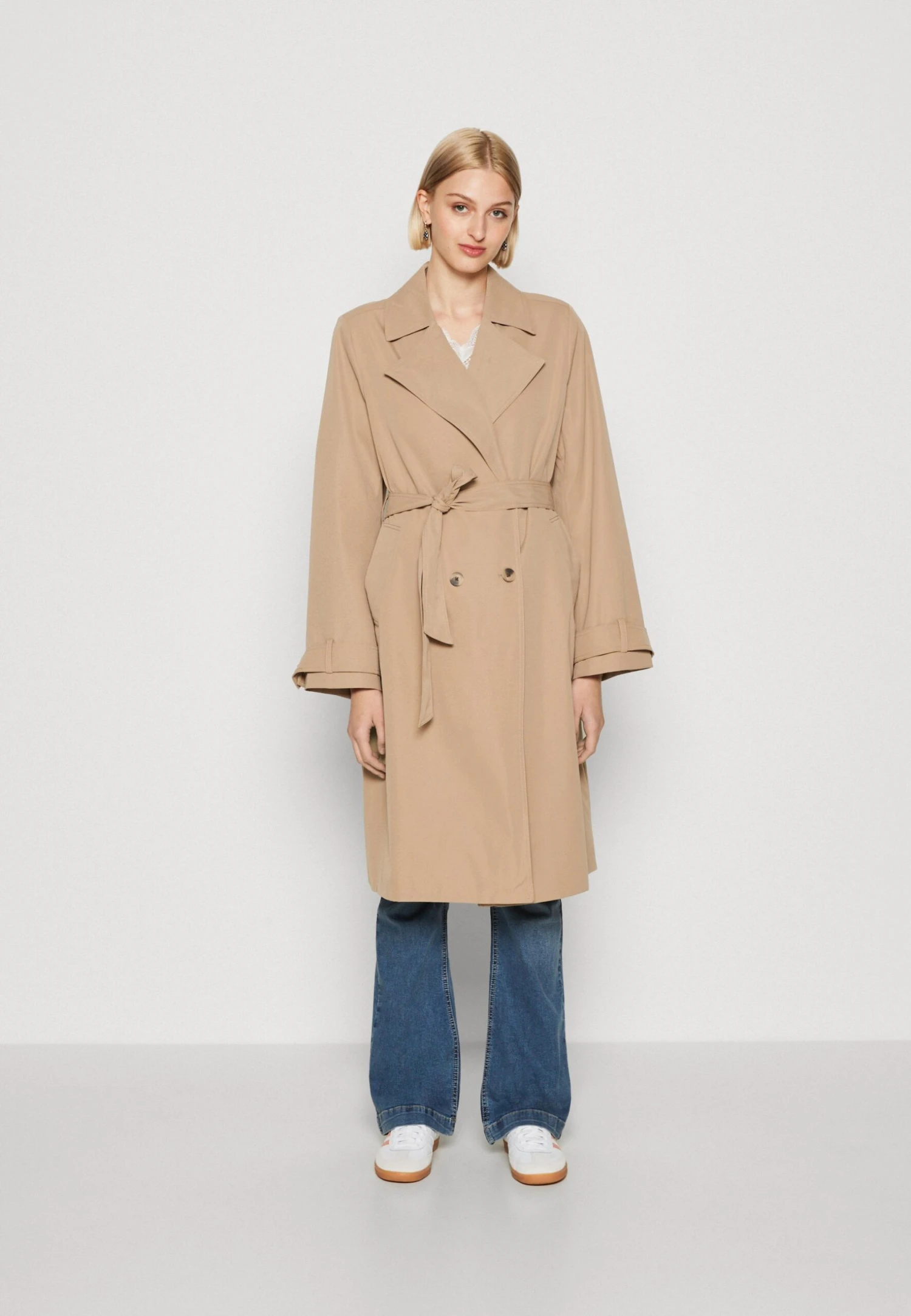 Pieces Pcjikkie Belt - Trenchcoat - Silver Mink 3 Pieces Pcjikkie Belt - Trenchcoat - Silver Mink