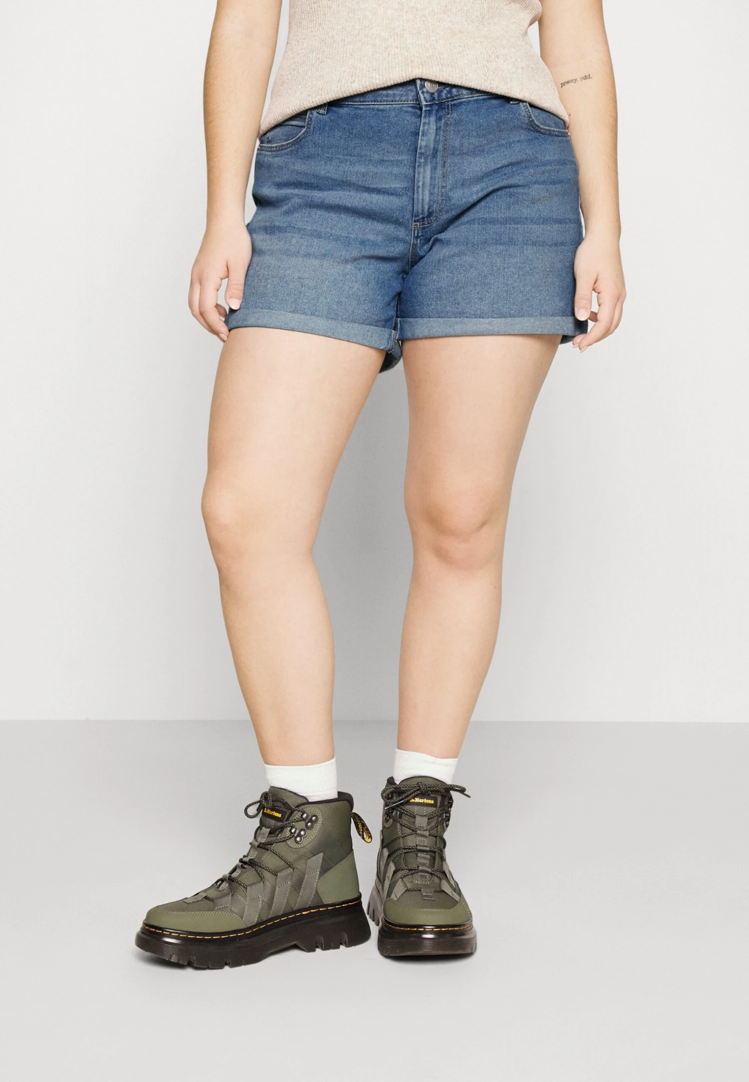 Pcpeggy - Shorts - Light Blue Denim 3 Pcpeggy - Shorts - Light Blue Denim