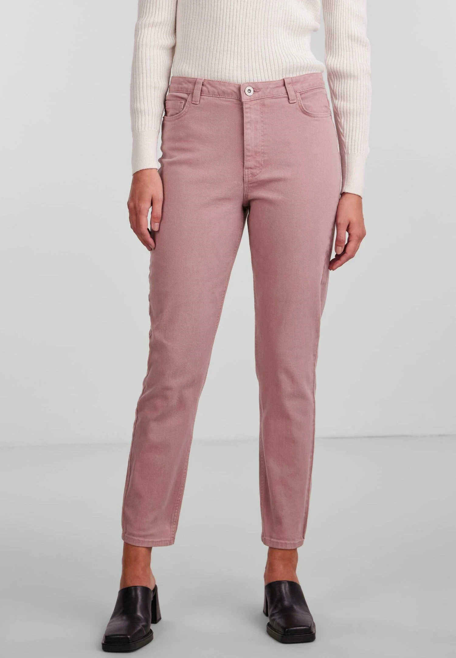 Pieces Kesia Mom Hw Ank Jns Noos Bc - Slim Fit Jeans - Woodrose 3 Pieces Kesia Mom Hw Ank Jns Noos Bc - Slim Fit Jeans - Woodrose