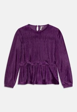 Pieces Kids Lpcamillo O-Neck - Sweater - Blackberry