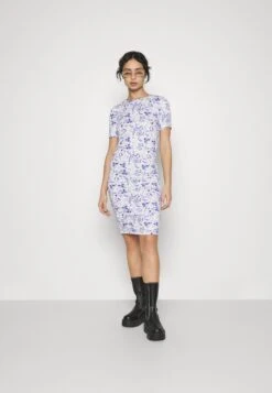 Pieces Petite Pcnala Ruching Dress- Jerseyjurk - Kentucky Blue/Blue Flowers 8 Pieces Petite Pcnala Ruching Dress- Jerseyjurk - Kentucky Blue/Blue Flowers -Pieces c8165b6de9234bb3b5d997900357e8f1